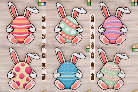 Download Easter Egg 3d SVG Laser Crafting BUNDLE - Crafting bundle Collection
