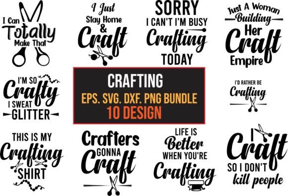 Download Crafting Bundle SVG Design - Premium Resources