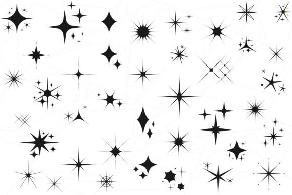 Download Sparkle Stars. SVG File Ready for Cricut - For cricut Collection